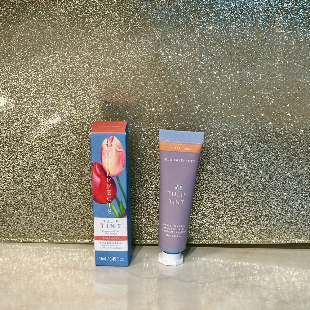 5 for $25 item 🌺 Bloomeffects Tulip Tint Lip and Cheek Balm in Crispa Coral